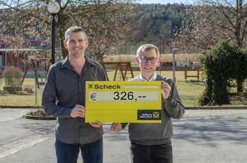 Sportverein Ebersdorf spendet € 326,-- dem Sozialfonds Ebersdorf