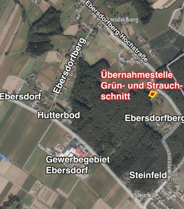 Am 1. März 2023 geht die Übernahmestelle für Grün- und Strauchschnitt der Gemeinde Ebersdorf in Betrieb
